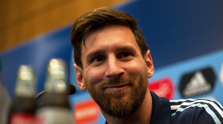 Lionel Messi haja már nem barna /Fotó: AFP