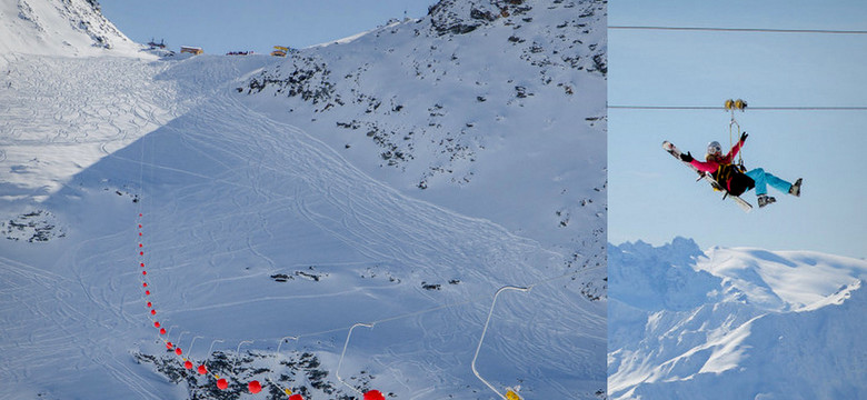 W Val Thorens uruchomiono najwyżej położoną kolejkę tyrolską na świecie