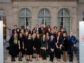 Rada doradcza ds. równości płci przy G7 z prezydentem Francji Emmanuelem Macronem