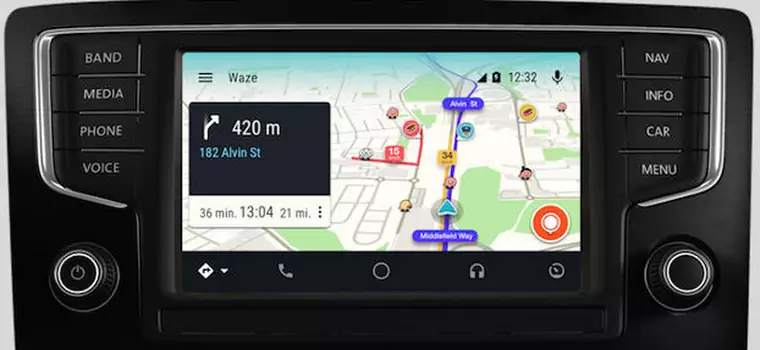 Android Auto z nasłuchiwaniem Ok Google