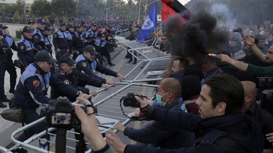 Albania: antyrządowa i proeuropejska demonstracja w Tiranie