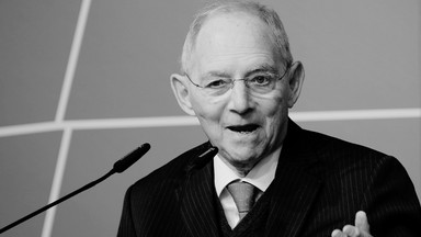 Były szef Bundestagu nie żyje. Wolfgang Schaeuble miał 81 lat