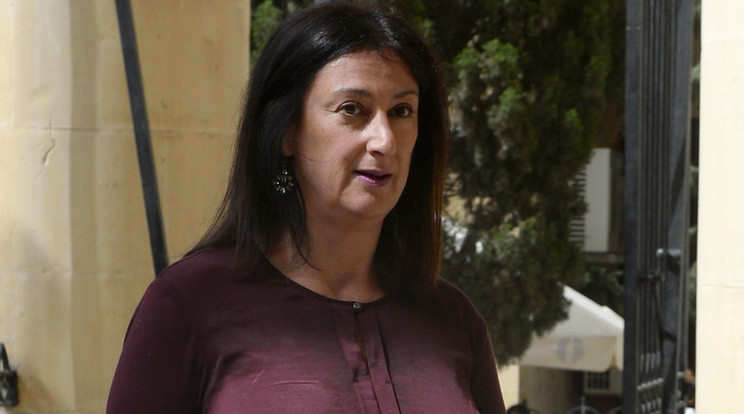 Daphne Caruana Galizia az azeri vesztegetési pénzek után nyomozott/Fotó:AFP