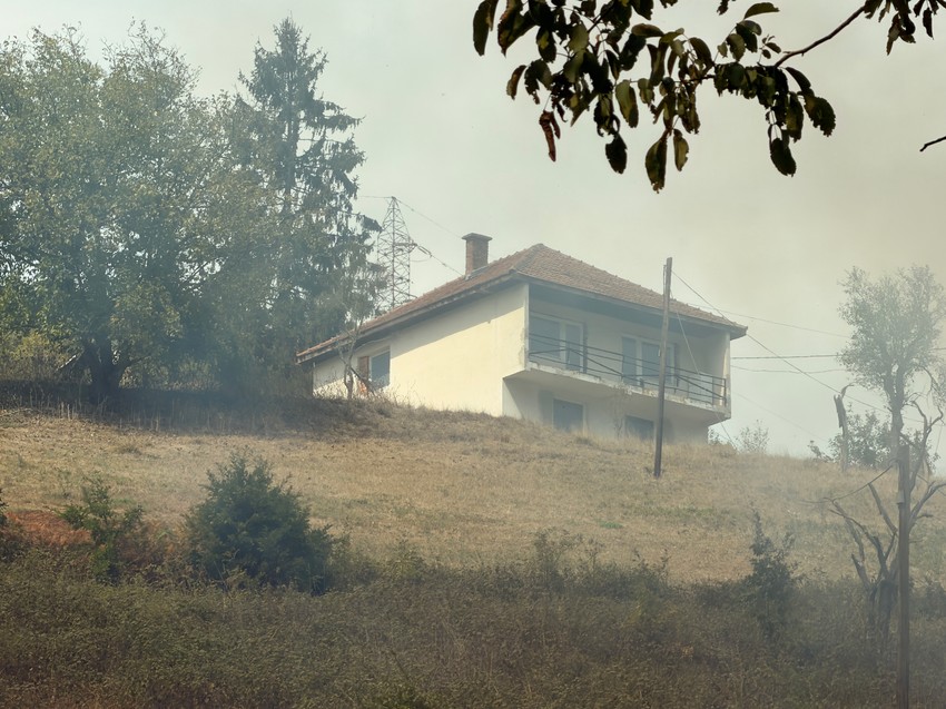 Požar u mestu Handići, na ulazu u Foču
