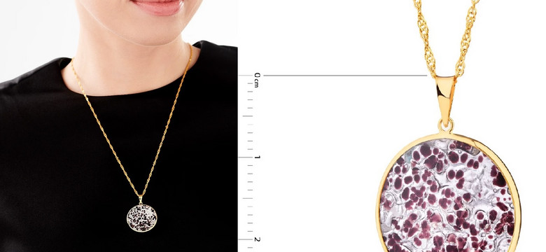 Piękna biżuteria z weneckim szkłem z Murano. Ten naszyjnik wygląda jak małe dzieło sztuki