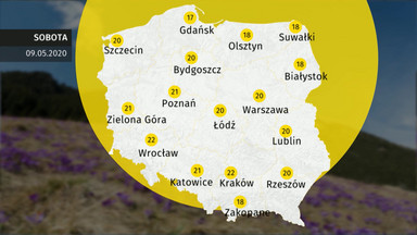 Prognoza pogody dla Polski - 09.05