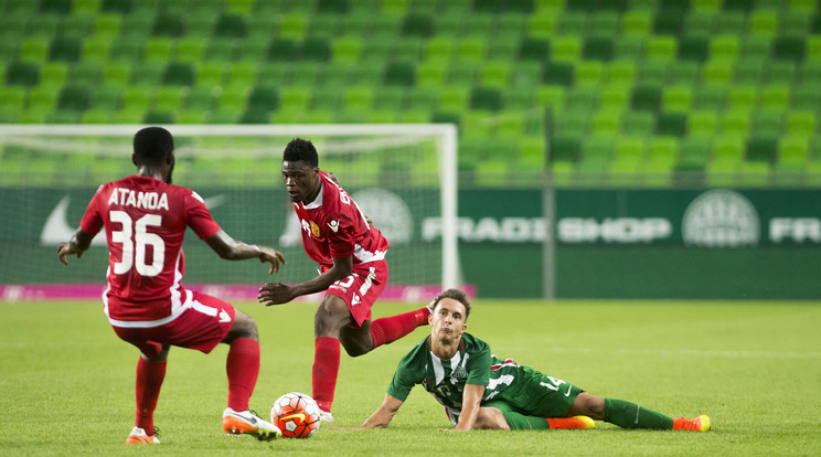 Tavaly a Ferencváros 
az albán 
Partizani 
ellen vérzett el a BL-
selejtezőben/Fotó:MTI -Koszticsák Szilárd