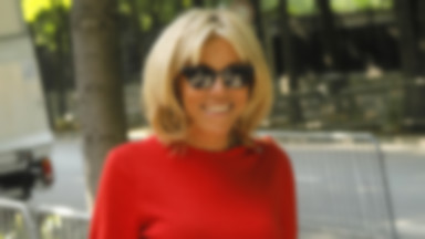 Stylowa Brigitte Macron bez ochrony na ulicach Paryża