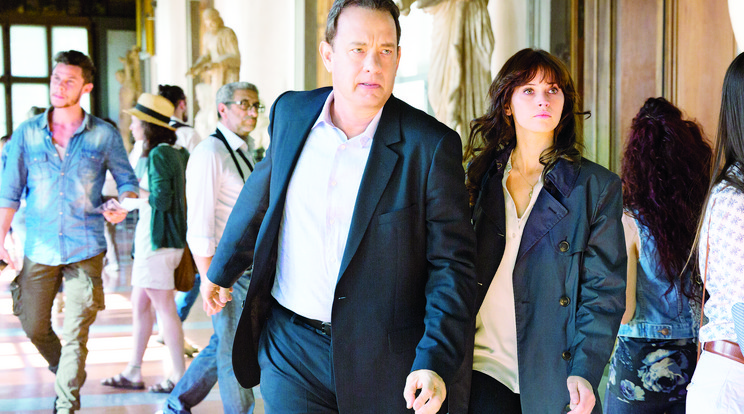 Tom Hanks és Felicity Jones az Infernóban (Fotó: InterCom)