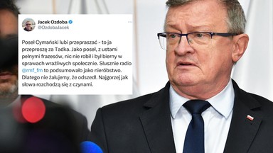 Burza po słowach Ozdoby. Wiceminister wbija szpilkę Cymańskiemu