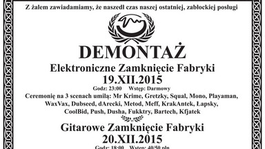 Demontaż: elektroniczne zamknięcie Fabryki