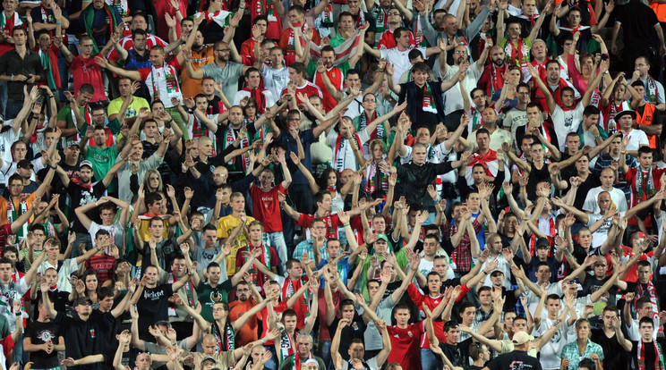 A magyar szurkolók már nagyon várják az Eb-t / Fotó: AFP