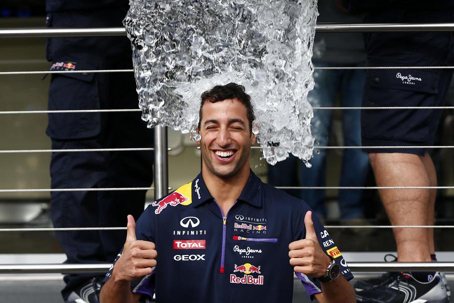 Daniel Ricciardo Ice Bucket Challenge