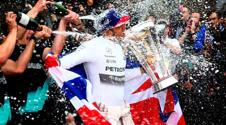 Hamilton harmadik világbajnoki címét nyerte meg idén/Fotó: Europress-Getty Images