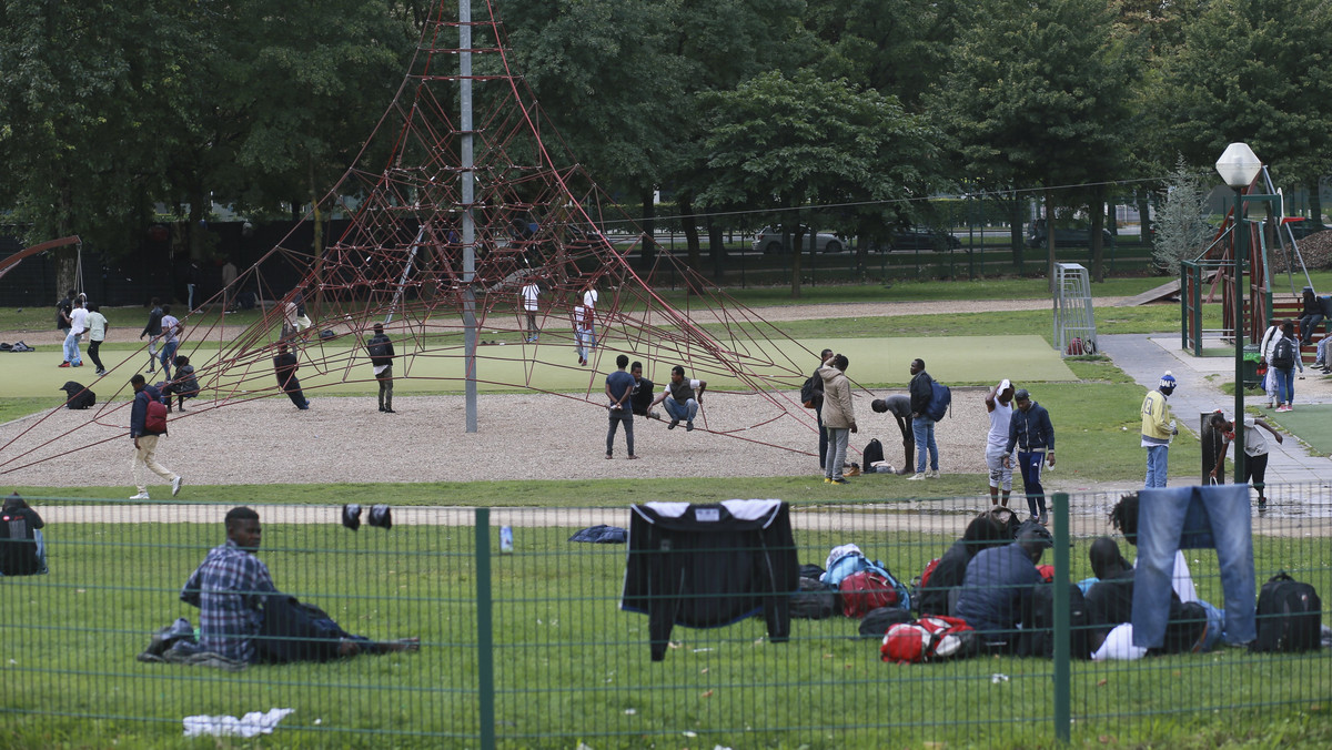 Obóz imigrantów w Maksymilian Park