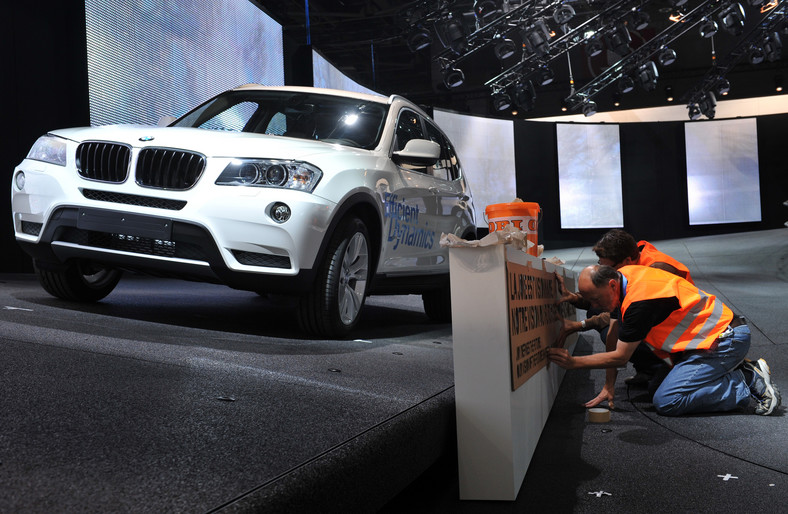 Paris Motor Show - od 2 października będzie można oglądać samochody najlepszych marek – BMW X3.  Fot: Antoine Antoniol/Bloomberg