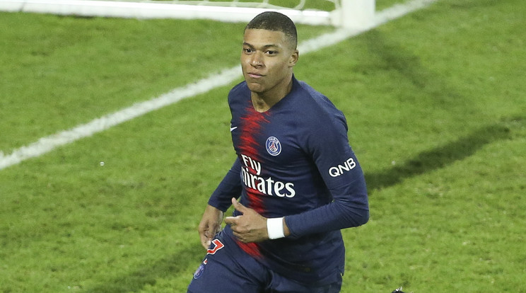 Kylian Mbappé 14 találatnál jár a 2018-2019-es francia bajnokságban/Fotó: Getty Images