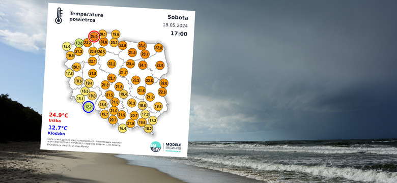 Nietypowa sytuacja nad morzem. Bałtyckie plaże stały się jednocześnie najcieplejsze i najzimniejsze w Polsce