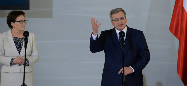 Komorowski: pragnę być cząstką frontu, który idzie sprawdzoną drogą polskiej wolności