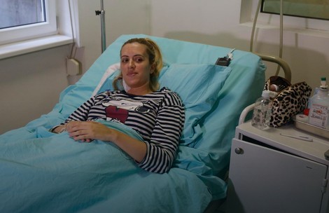 Ana Đoković u GAK "Narodni front" nakon porođaja i operacije