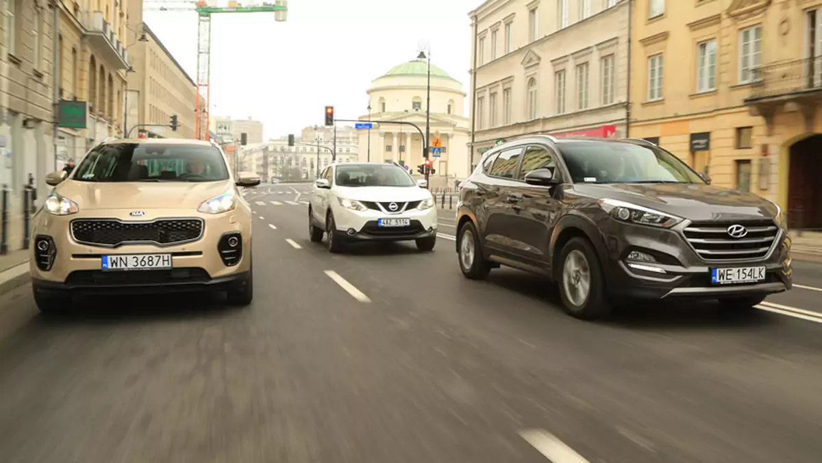 Kia Sportage kontra Nissan Qashqai i Hyundai Tucson - czyli, starcie bestsellerów