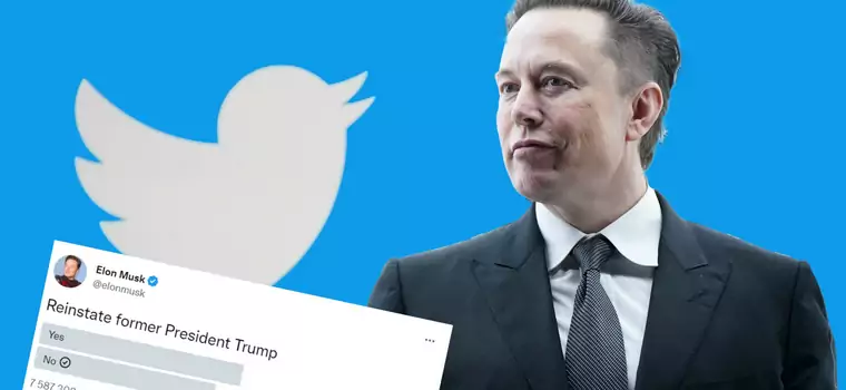 Elon Musk stworzył ankietę. Miliarder pyta, czy przywrócić Trumpa na Twittera