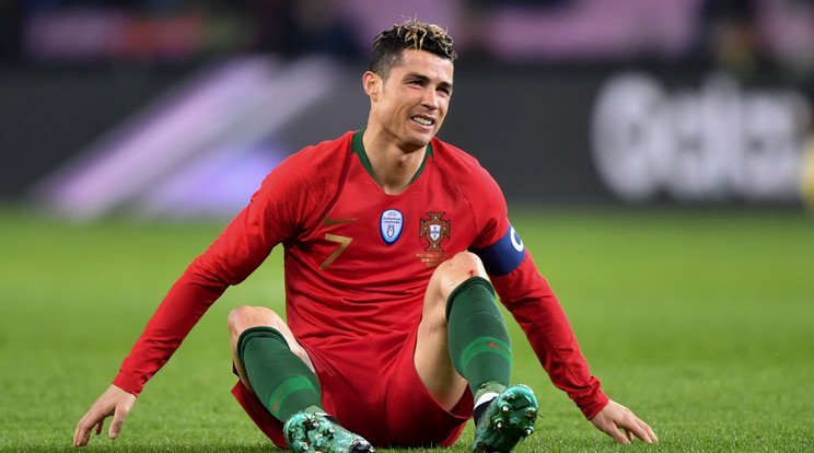 A Cristiano Ronaldo vezette Portugália gyengén futballozott, simán ki is kapott /Fotó: AFP