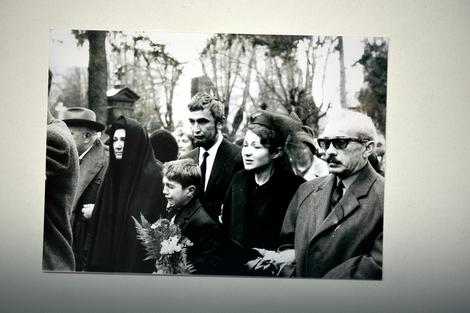 Porodica Miloša Miloševića na sahrani