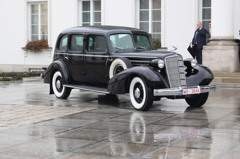 Cadillac Piłsudskiego w Belwederze