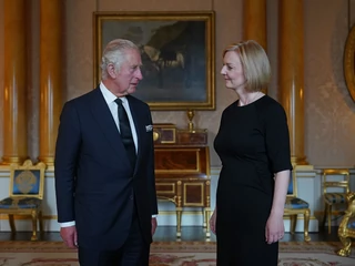 Król Karol III i premierka UK Liz Truss