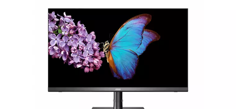 MSI Creator PS321QR to monitor 1440p 165 Hz z HDR dla twórców treści