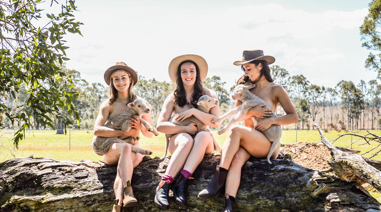 A Sydney-i Egyetem orvostan hallgatói úgy döntöttek, úgy hívják fel a figyelmet a mentális egészség fontosságára, hogy ledobják magukról a textilt / Fotó: Northfoto