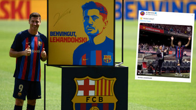Lewandowski przywitany po królewsku na prezentacji. "Robert Ronaldinho!"
