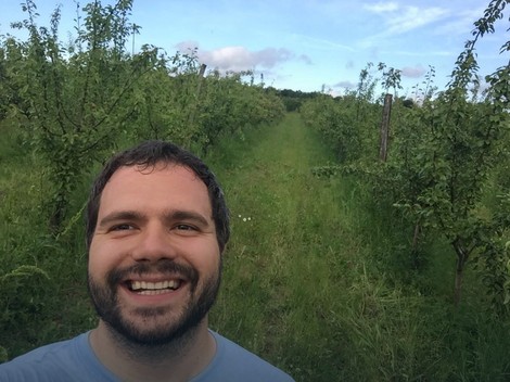 Selfi na plantaži krušaka