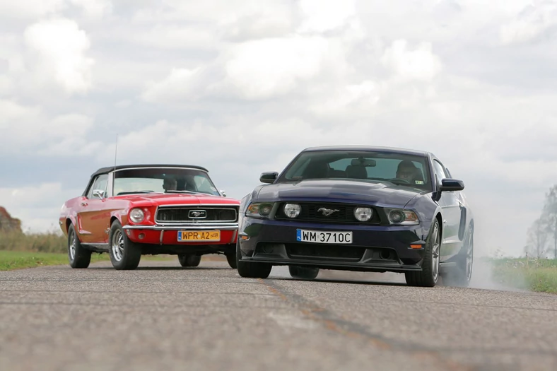 Ford Mustang I kontra Mustang V: klub koni mechanicznych