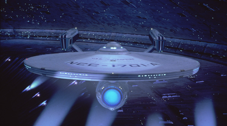 A USS Enterprise a Star Trek 4. - A hazatérés című filmben /Fotó: HBO - RAS-archívum