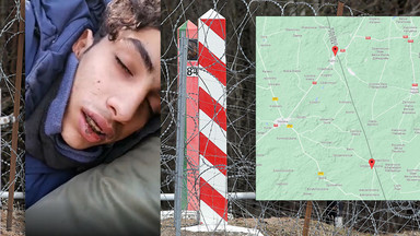 Nieprzytomny po pobiciu nastolatek leży przy polsko-białoruskiej granicy. Strażnicy zaprzeczają
