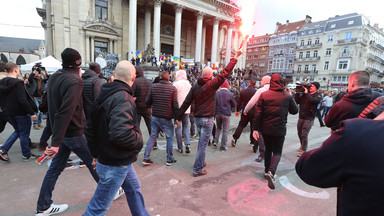 Napięta sytuacja w centrum Brukseli. Skrajna prawica zakłóciła demonstrację