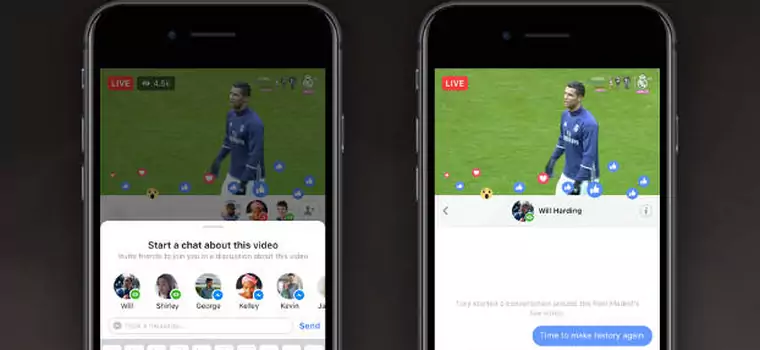 Facebook Live z nowymi funkcjami