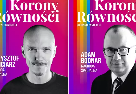 Bodnar i Gonciarz laureatami nagrody specjalnej Korony Równości 2020