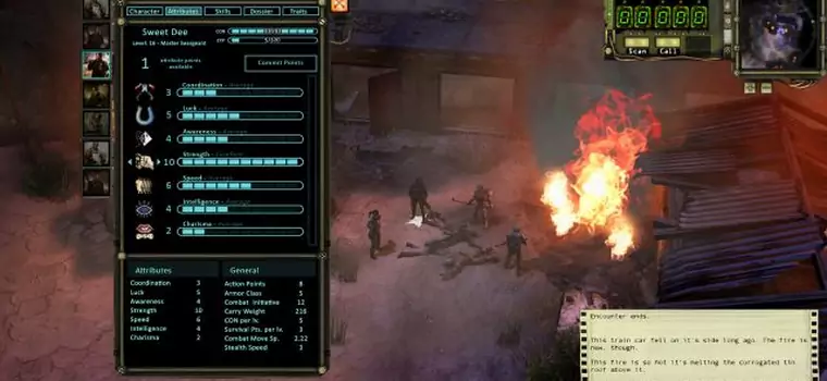 Interfejs użytkownika w Wasteland 2 zaczyna mieć w końcu ręce i nogi