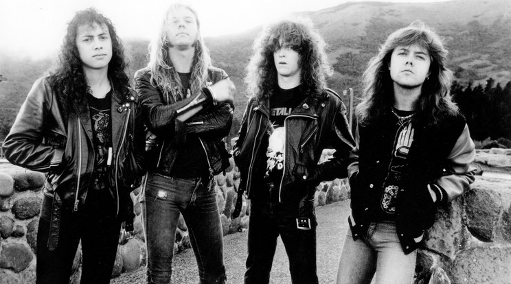 Kirk Hammett (balról), James Hetfield, Jason Newsted és Lars Ulrich /Fo­tó: Profimedia/Red Dot