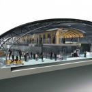 Wizualizacja lotniska w Modlinie po ukończeniu prac budowlanych.  Źródło: materiały inwestora