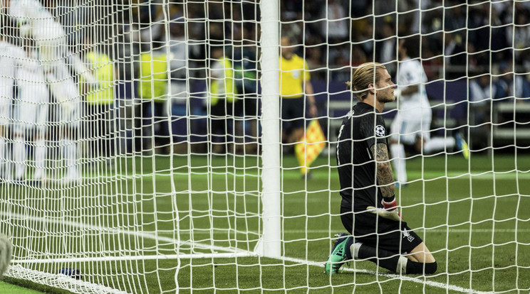 Loris Karius két potyagólt kapott a BL döntőben a Real Madrid ellen /Fotó: Northfoto