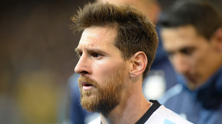 Messi végül kiment a sráchoz/Fotó: AFP