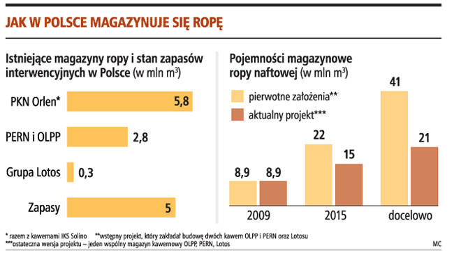 Jak w Polsce magazynuje się ropę
