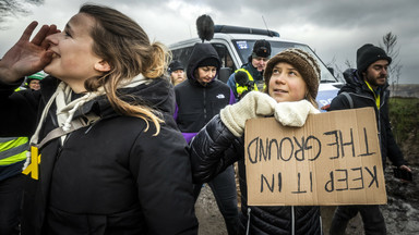 Greta Thunberg na proteście w obronie Luetzerath. "To wygląda jak Mordor"