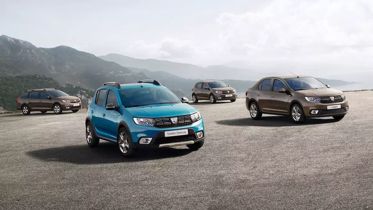 Dacie Sandero, Sandero Stepway, Logan i Logan MCV po liftingu