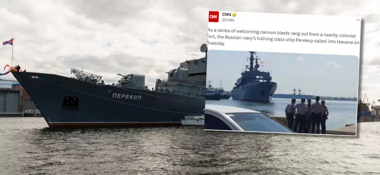 Rosyjski okręt wojenny niedaleko wybrzeża USA. Pojawił się tam w konkretnym celu