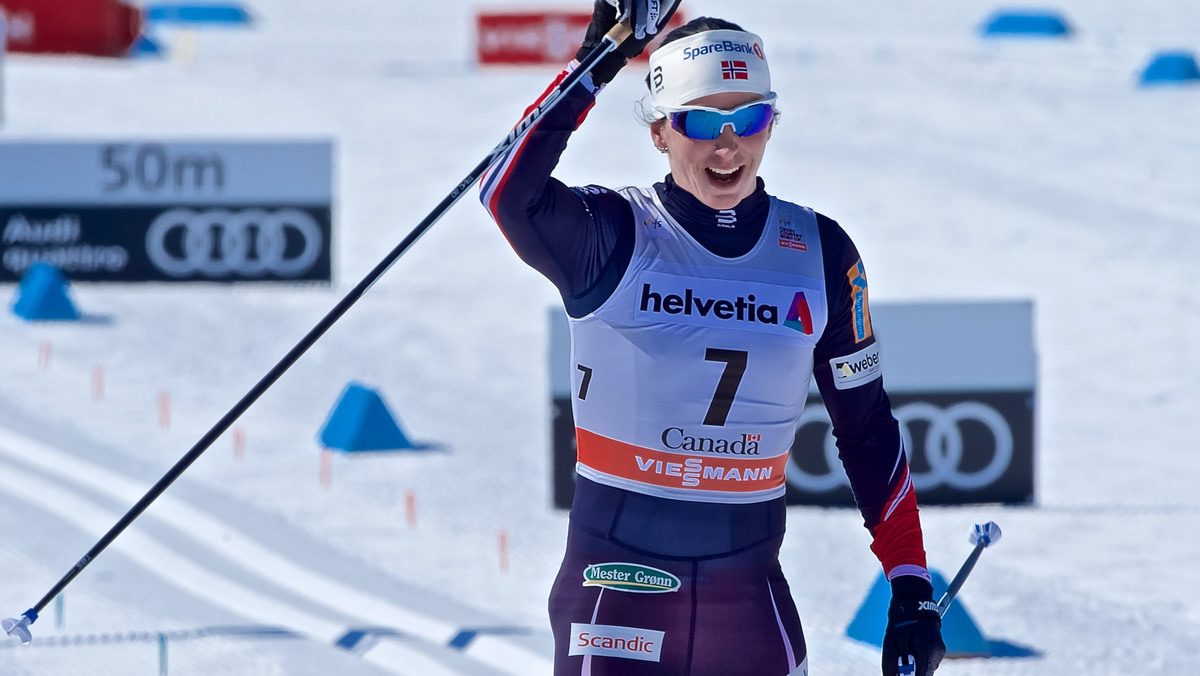 Marit Bjoergen wygrała wieńczący sezon 2016/17 bieg na dochodzenie na 10 km techniką dowolną w zawodach narciarskiego Pucharu Świata w Quebec. Norweżka o 1,2 s wyprzedziła rodaczkę Heidi Weng, która już wcześniej zapewniła sobie triumf w klasyfikacji generalnej.